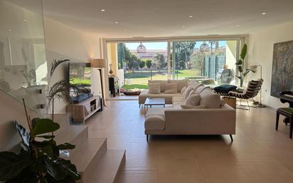 Living room of Single-family semi-detached for sale in Alicante / Alacant  with Air Conditioner, Terrace and Storage room