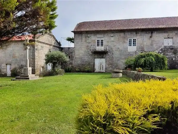 Jardín de Finca rústica en venta en A Cañiza   con Calefacción, Jardín privado y Terraza