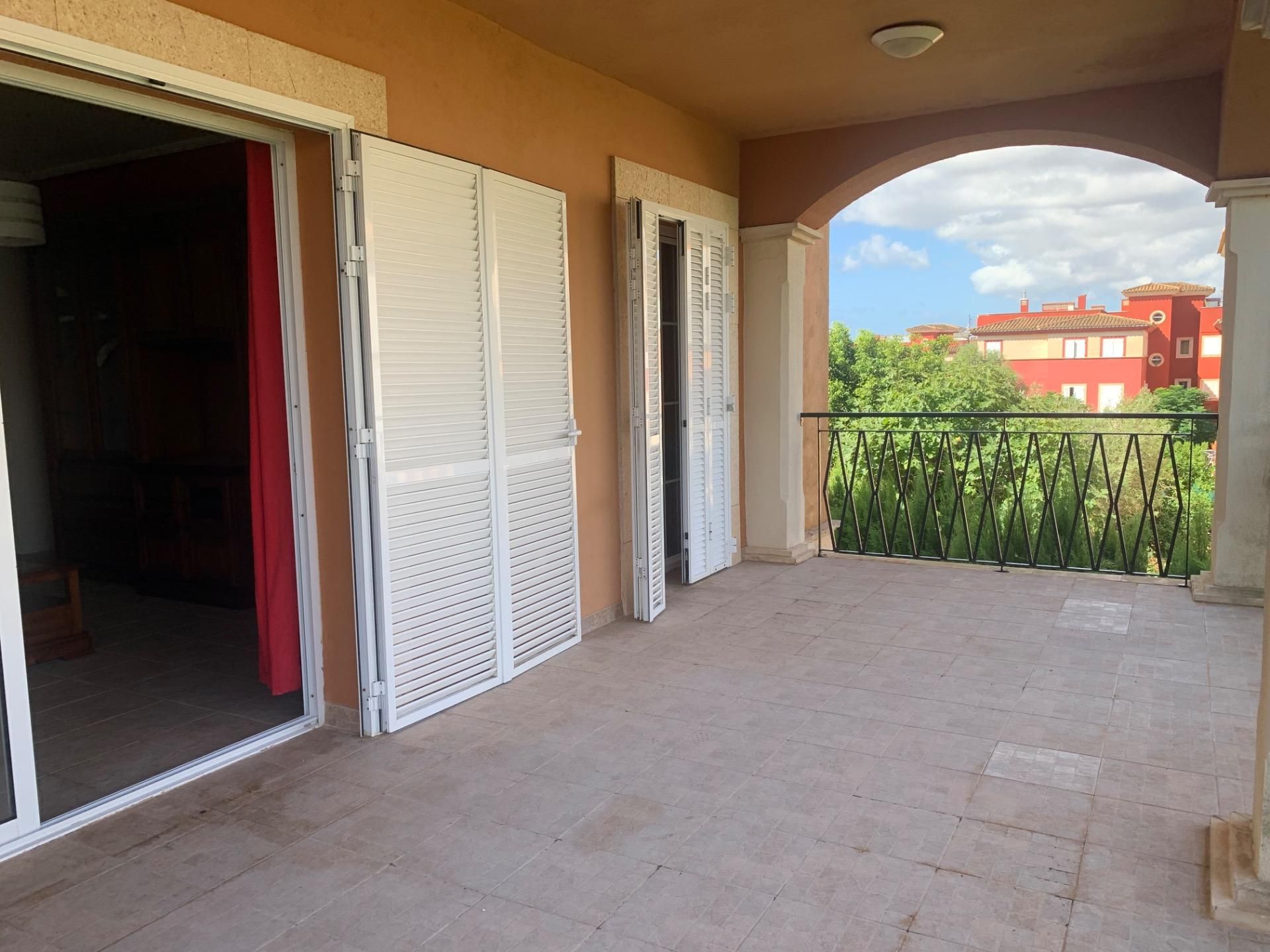 Terraza de Piso de alquiler en  Palma de Mallorca con Jardín privado, Terraza y Piscina comunitaria
