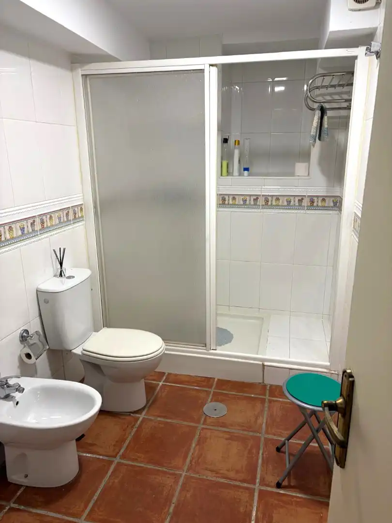 Bany de Apartament de lloguer en Málaga amb Aire condicionat, Moblat i Internet