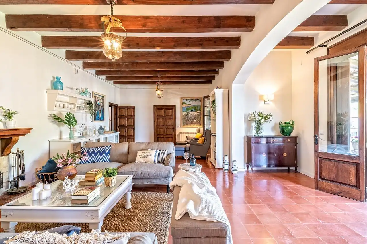 Living room of Houses for sale in Palafrugell  with Heating, Terrace and Swimming Pool