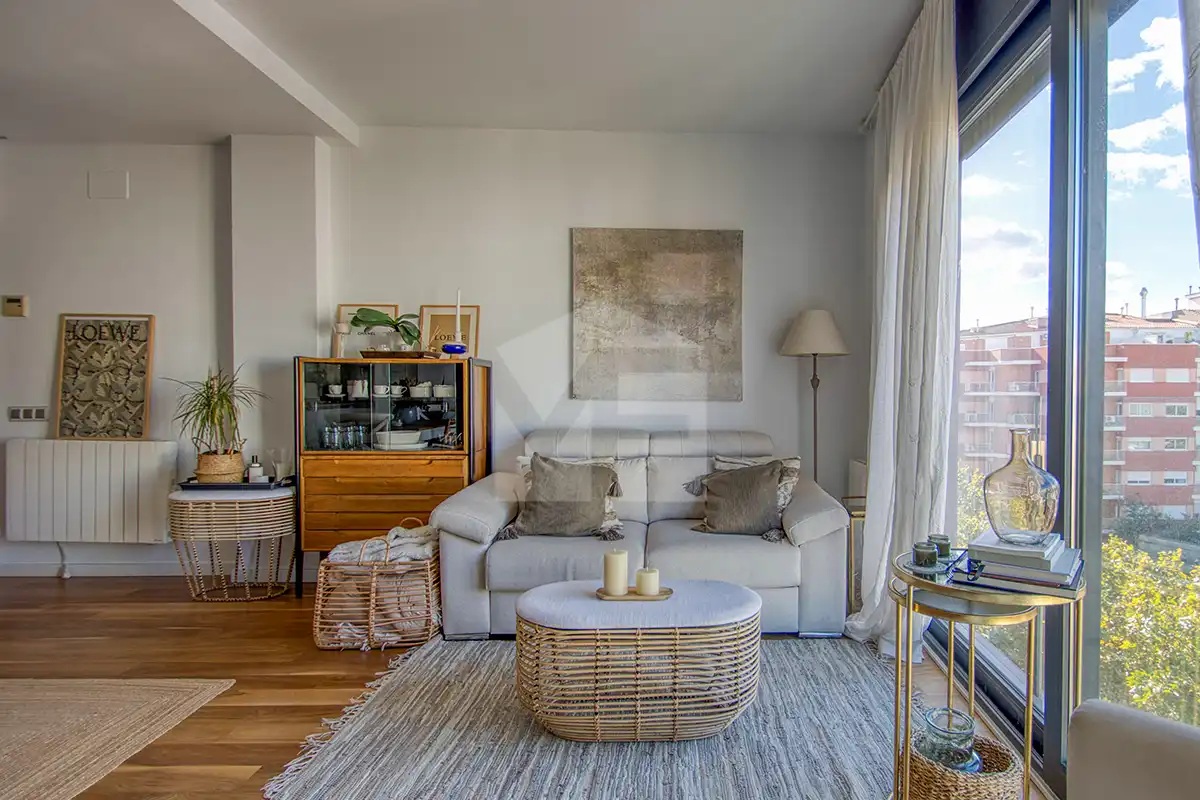 Living room of Flat for sale in Barcelona  with Air Conditioner and Heating