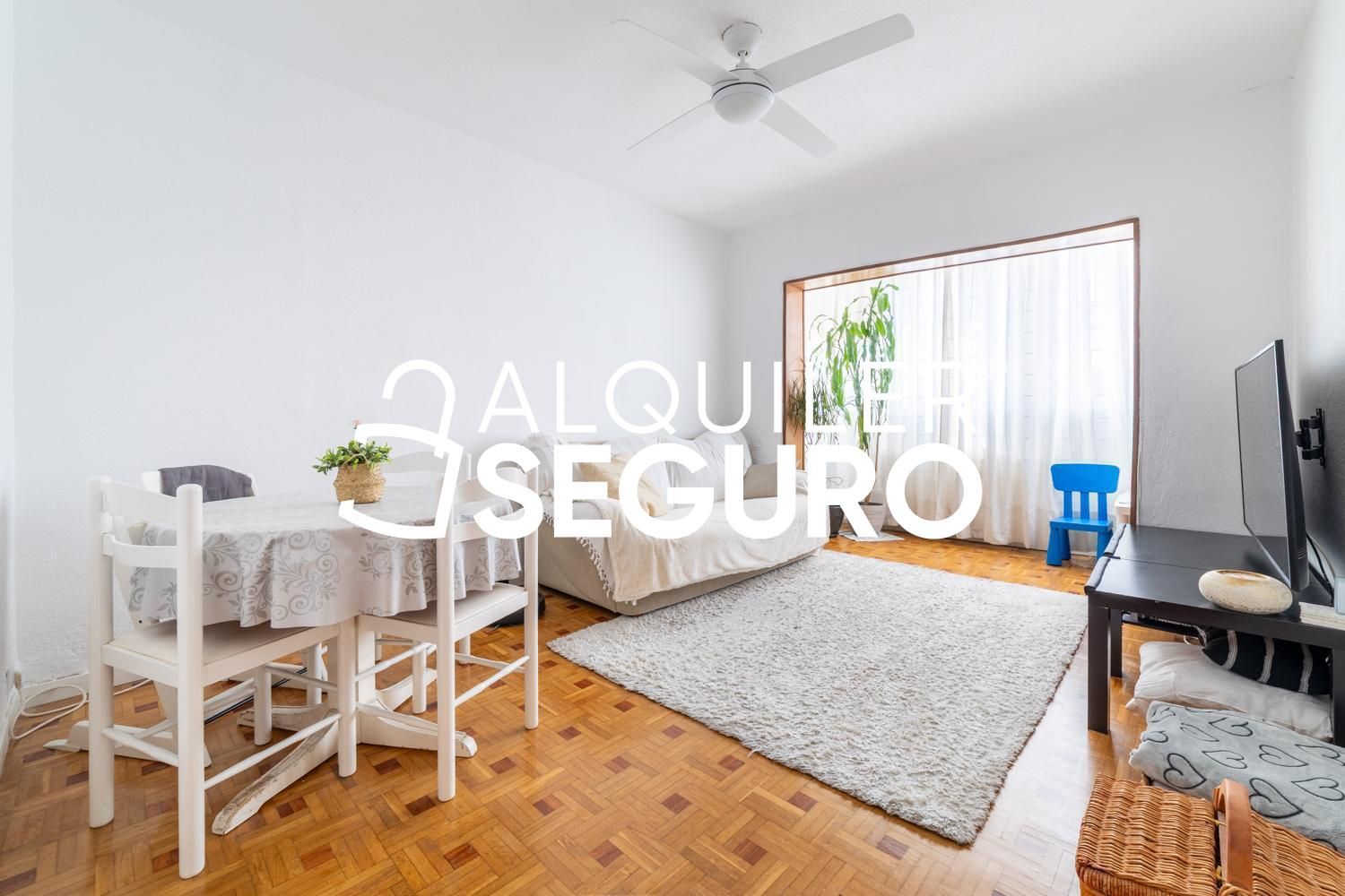 Bedroom of Flat to rent in  Madrid Capital  with Heating