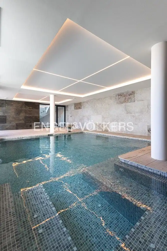 Swimming pool of Flat for sale in Pedreguer  with Air Conditioner, Heating and Private garden