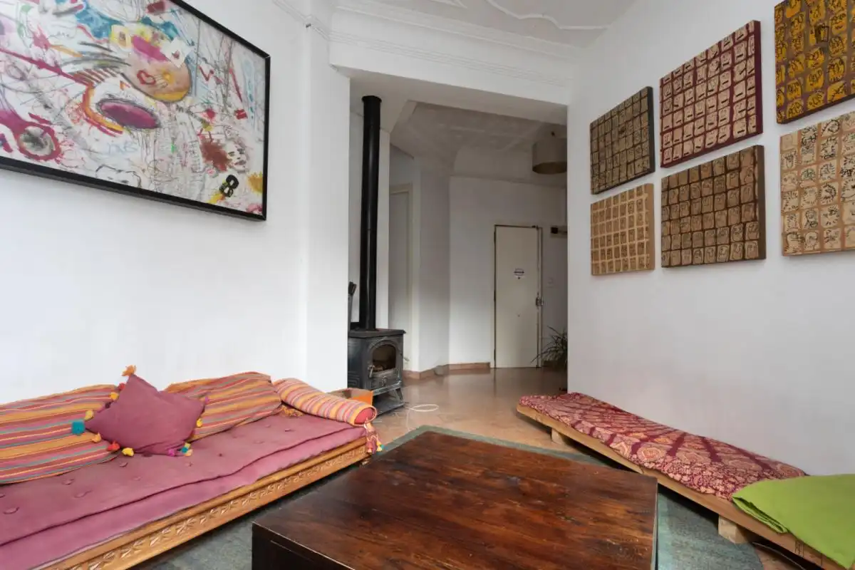 Sala de estar de Casa o chalet para compartir en Valencia con Calefacción, Amueblado y Horno