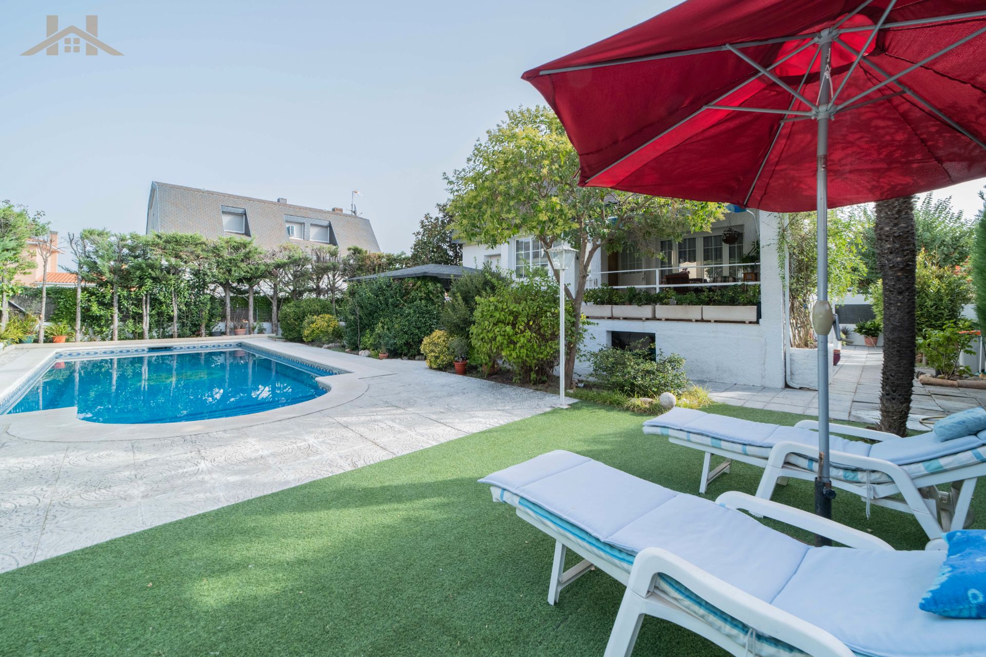 Jardí de Casa o xalet en venda en El Álamo amb Aire condicionat, Jardí privat i Terrassa