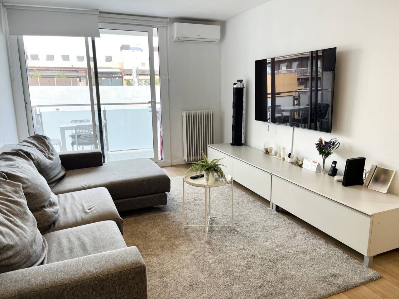 Sala de estar de Piso en venta en Mataró con Aire acondicionado, Calefacción y Balcón