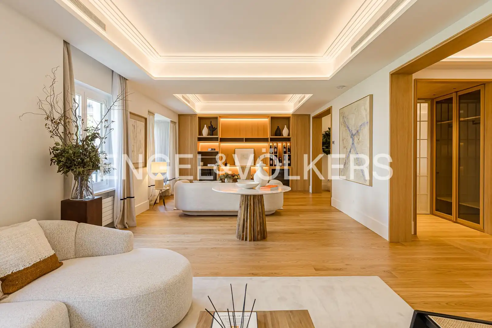 Wohnzimmer von Wohnung zum Verkauf in Madrid mit Klimaanlage, Heizung und Terrasse