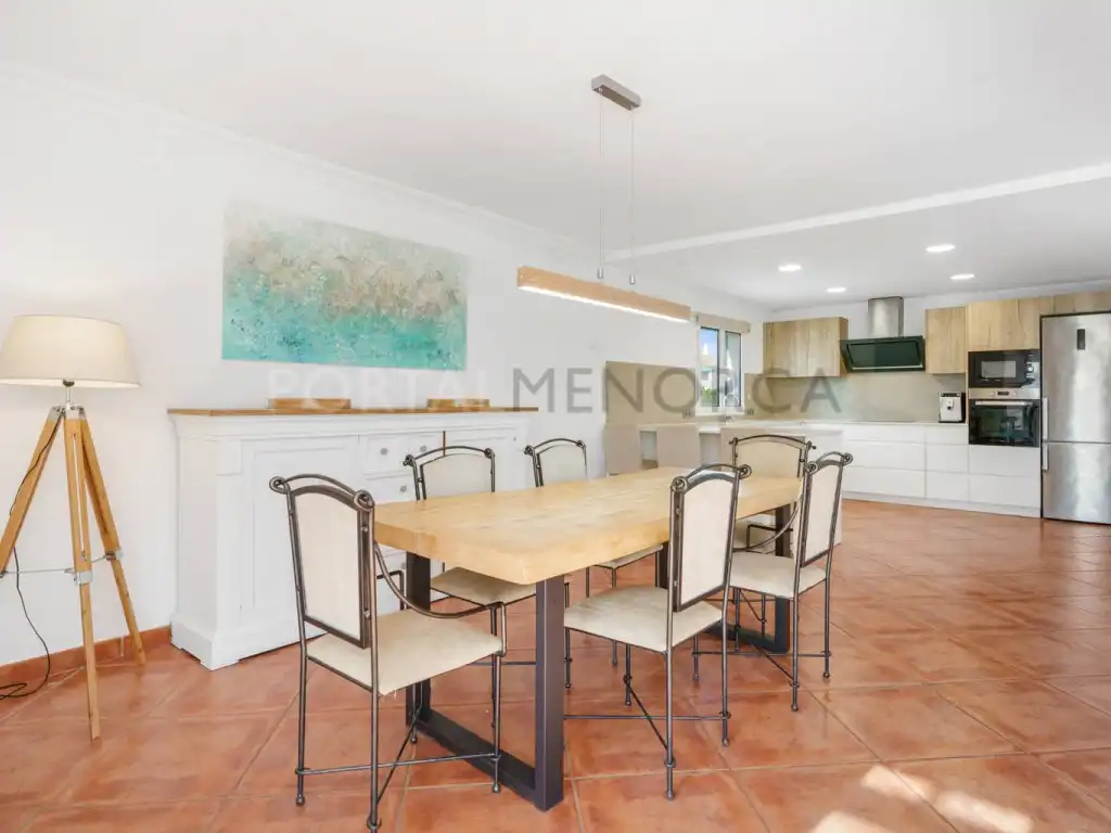 Menjador de Casa o xalet en venda en Ciutadella de Menorca amb Piscina