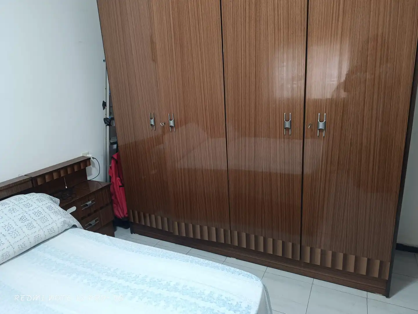 Schlafzimmer von Wohnung zum Verkauf in Cunit mit Privatgarten, Terrasse und Ofen