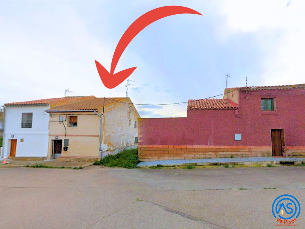 Vista exterior de Casa adosada en venta en Osera de Ebro con Calefacción, Jardín privado y Parquet