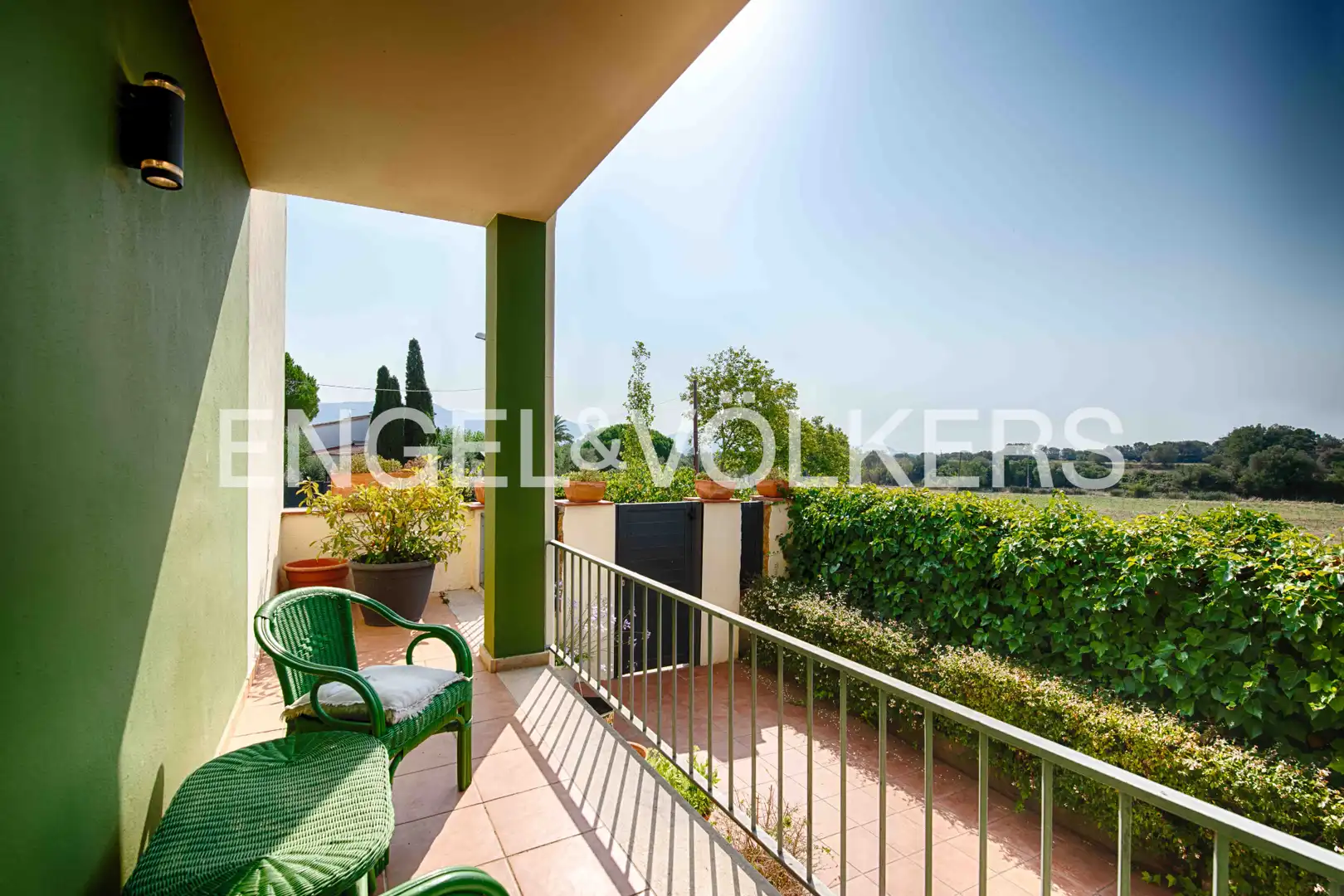 Terrace of Houses for sale in Pedret i Marzà  with Private garden, Terrace and Swimming Pool