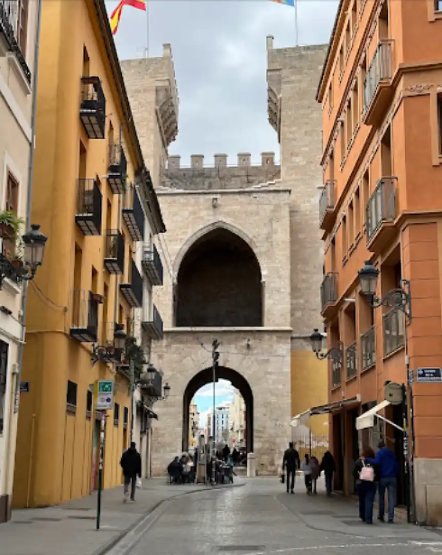 Exterior view of Flat for rent in Valencia  with Air Conditioner, Heating and Terrace