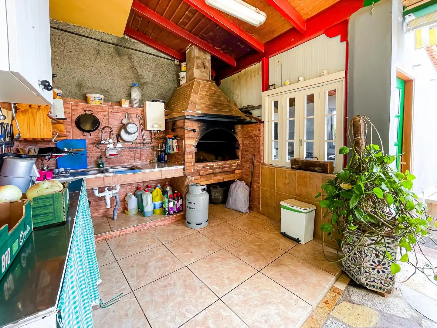 Cocina de Casa o chalet en venta en Granadilla de Abona con Jardín privado, Terraza y Amueblado
