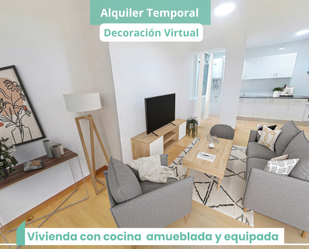 Living room of Flat to rent in Málaga Capital  with Oven and Pets allowed