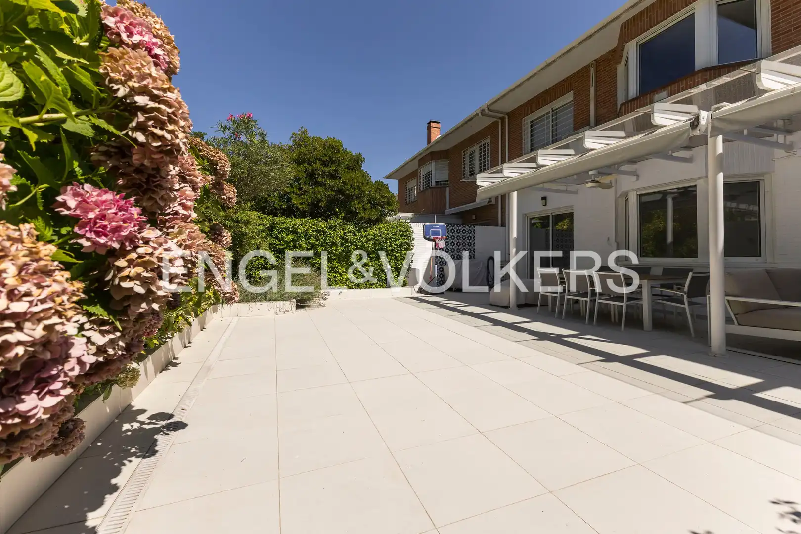 Terrassa de Casa adosada de lloguer en Madrid amb Calefacció, Jardí privat i Terrassa