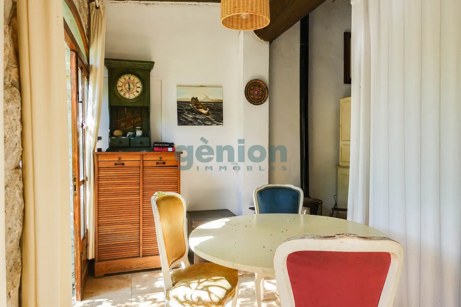 Dining room of Country homes for sale in Cistella  with Heating, Private garden and Terrace