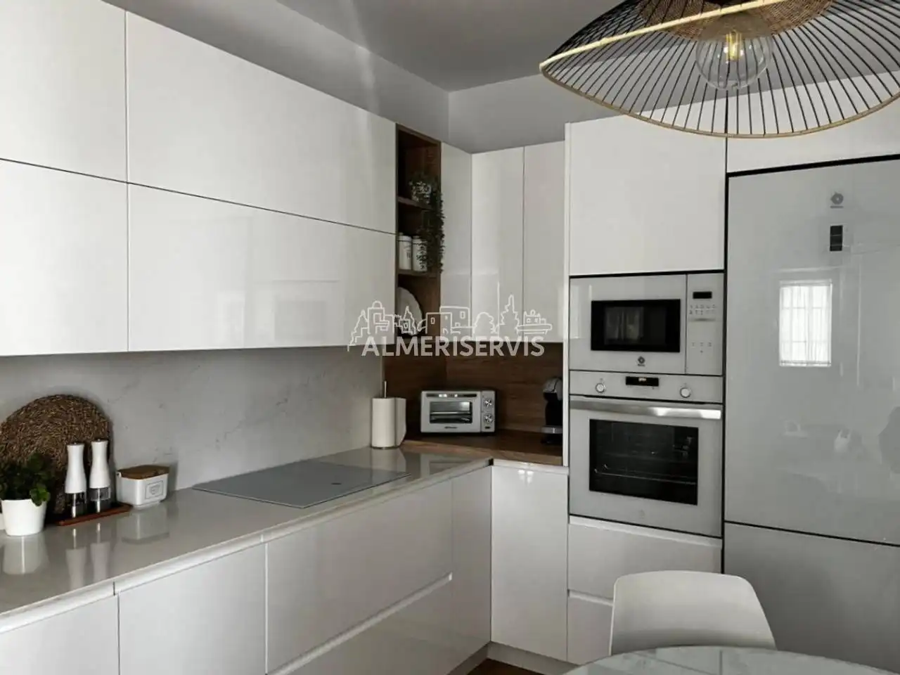 Kitchen of Apartments for sale in El Ejido  with Furnished and Community pool