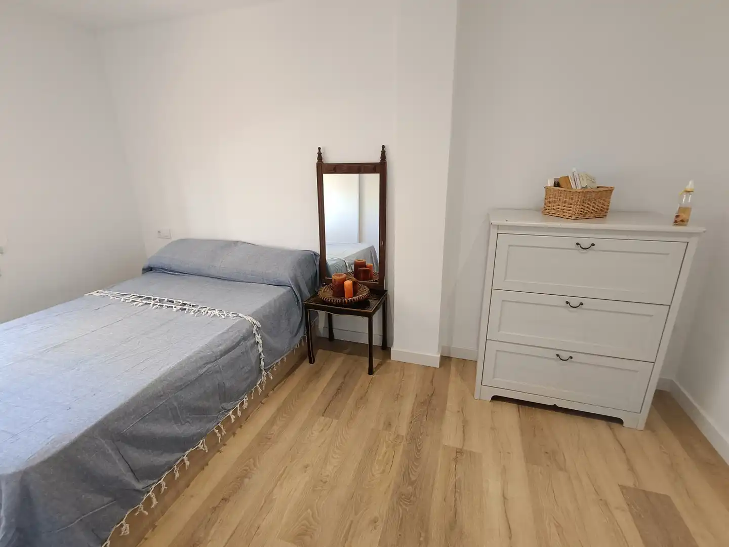 Schlafzimmer von Wohnung zur Miete in Calafell mit Parkett, Terrasse und Abstellraum
