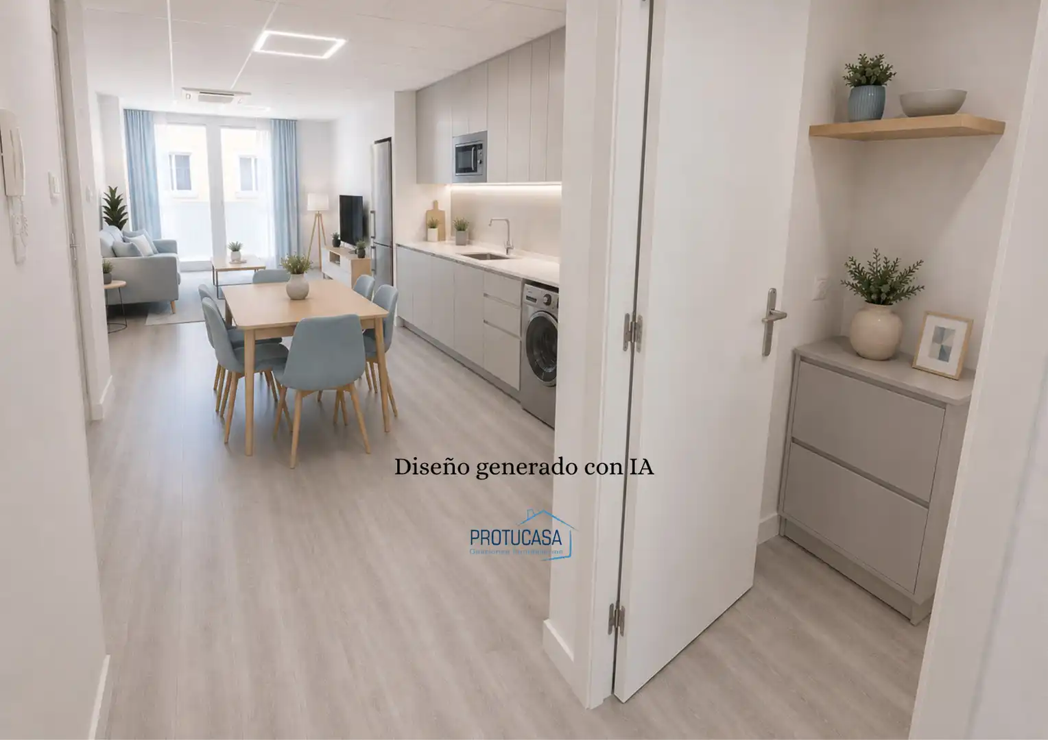Küche von Wohnung zum Verkauf in Las Palmas de Gran Canaria mit Klimaanlage