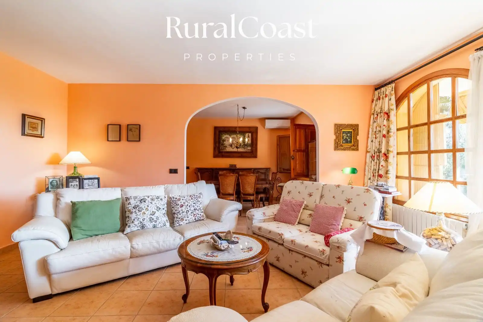 Sala de estar de Casa o chalet en venta en Tibi con Aire acondicionado, Calefacción y Jardín privado