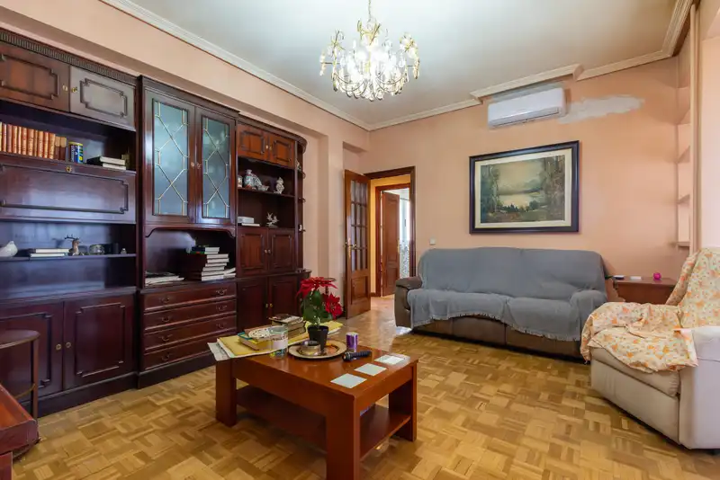 Living room of Flat for sale in Madrid  with Air Conditioner, Heating and Terrace