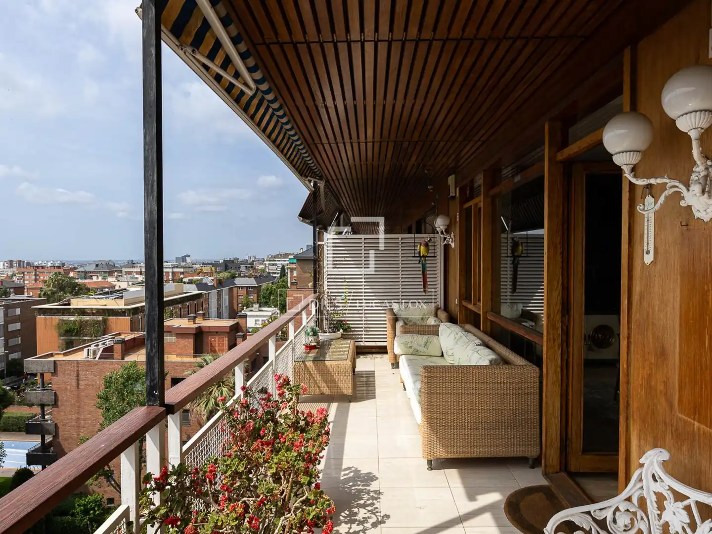 Terrace of Flat for rent in Barcelona  with Air Conditioner, Heating and Furnished