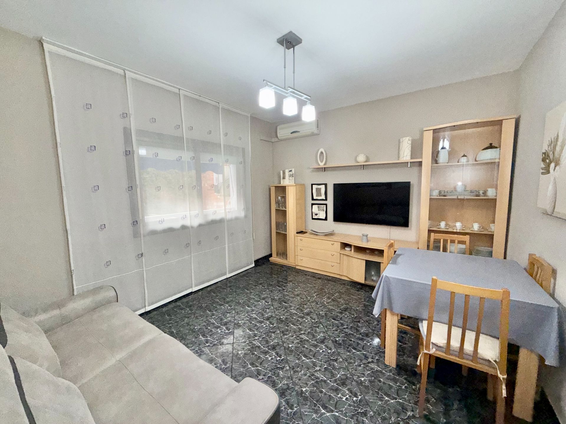 Living room of Flat for sale in Badalona  with Air Conditioner