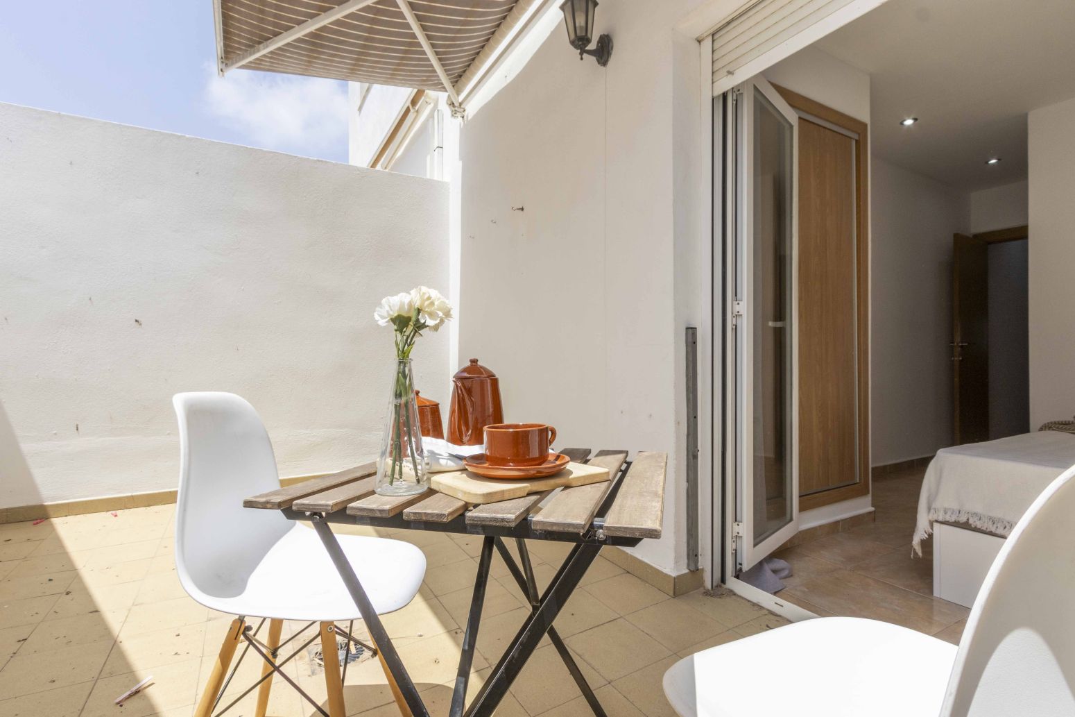 Balcony of Flat for sale in Meliana  with Air Conditioner and Storage room