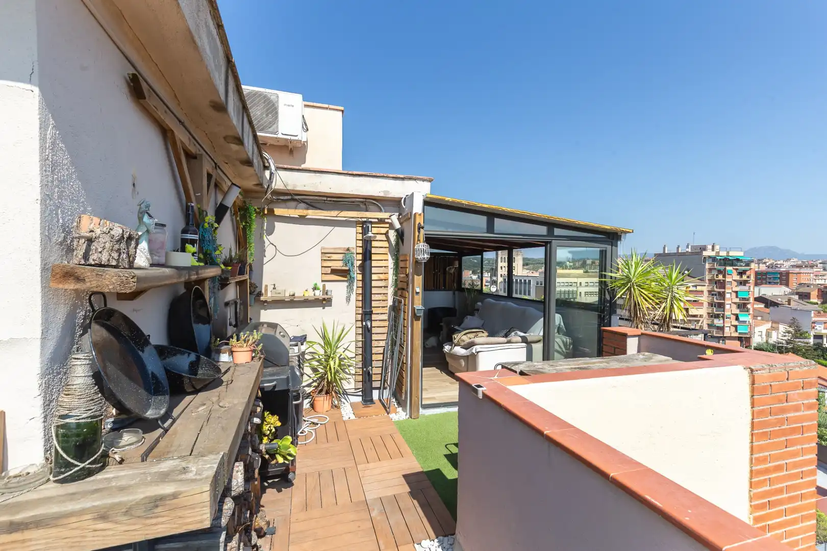 Terraza de Ático en venta en Rubí con Aire acondicionado, Calefacción y Terraza