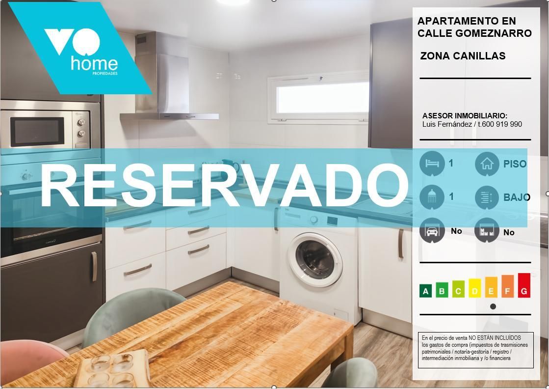 Kitchen of Apartment for sale in  Madrid Capital  with Heating
