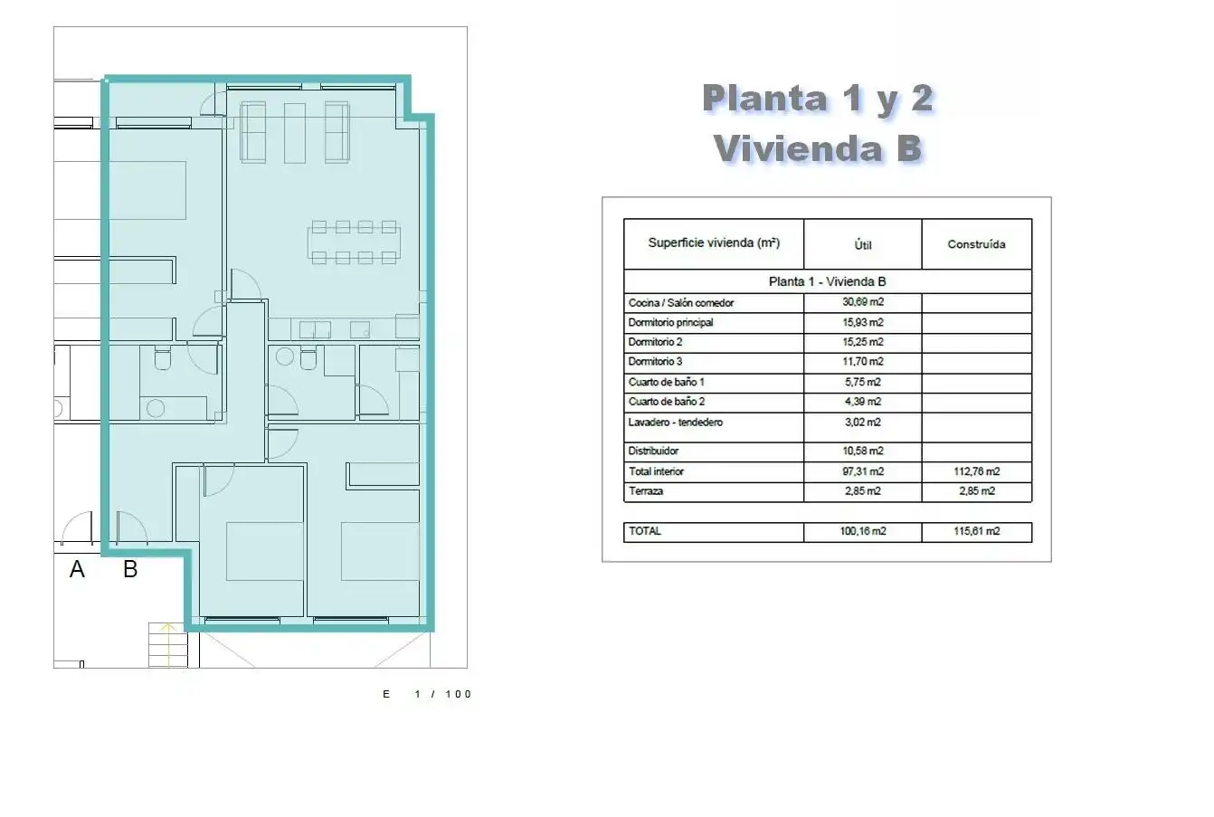 Piso en venta en A Laracha   con Calefacción, Trastero y Balcón