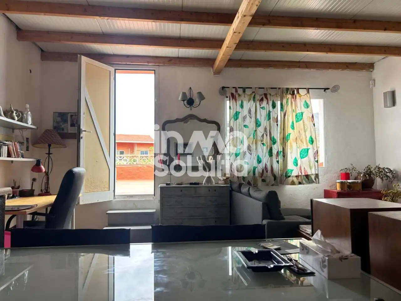 Sala de estar de Casa adosada en venta en Gáldar con Terraza