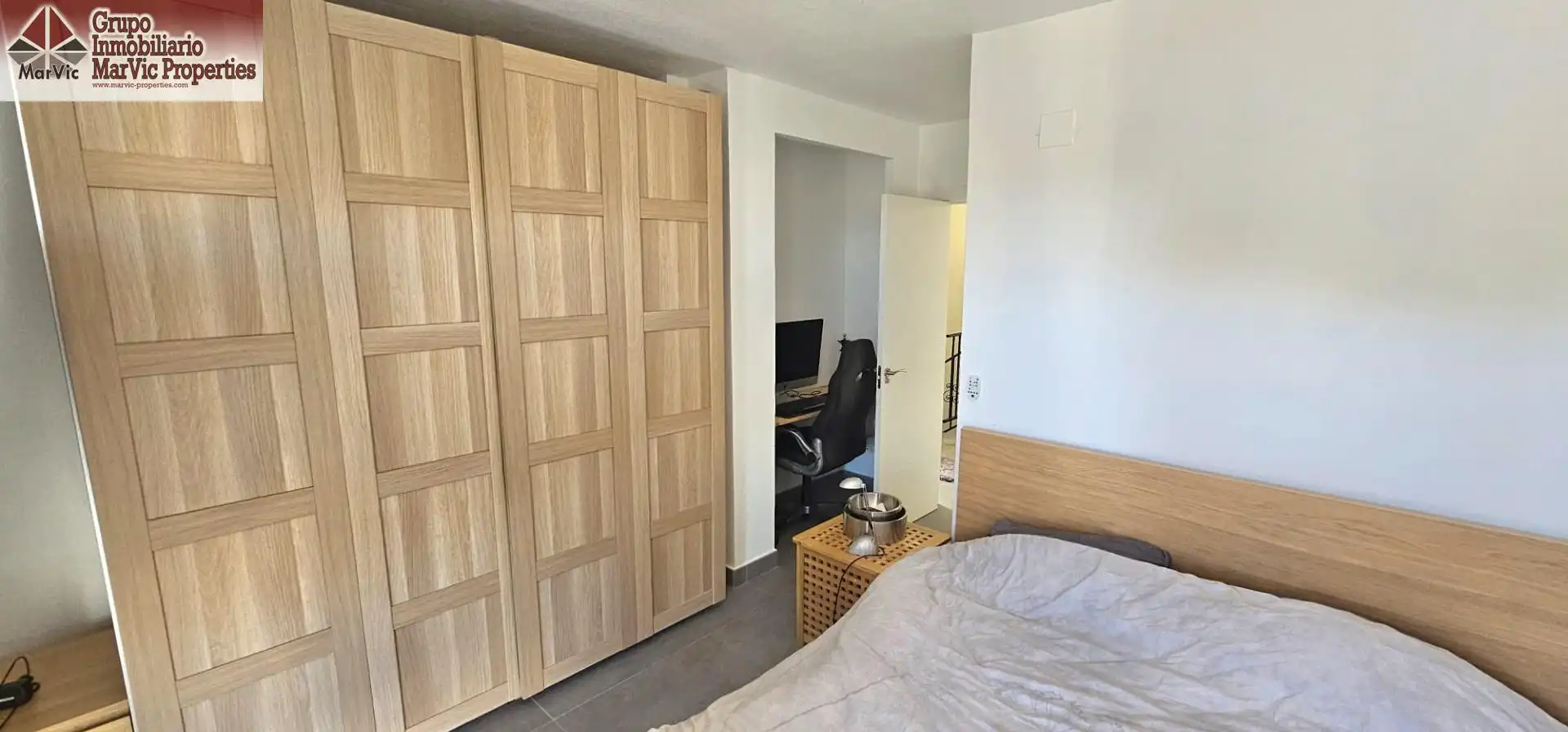 Dormitori de Casa o xalet en venda en La Nucia amb Aire condicionat, Jardí privat i Terrassa