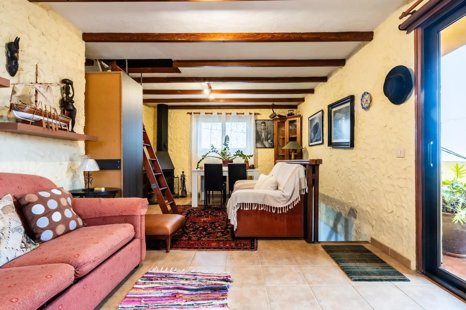 Sala d'estar de Finca rústica en venda en Icod de los Vinos amb Terrassa