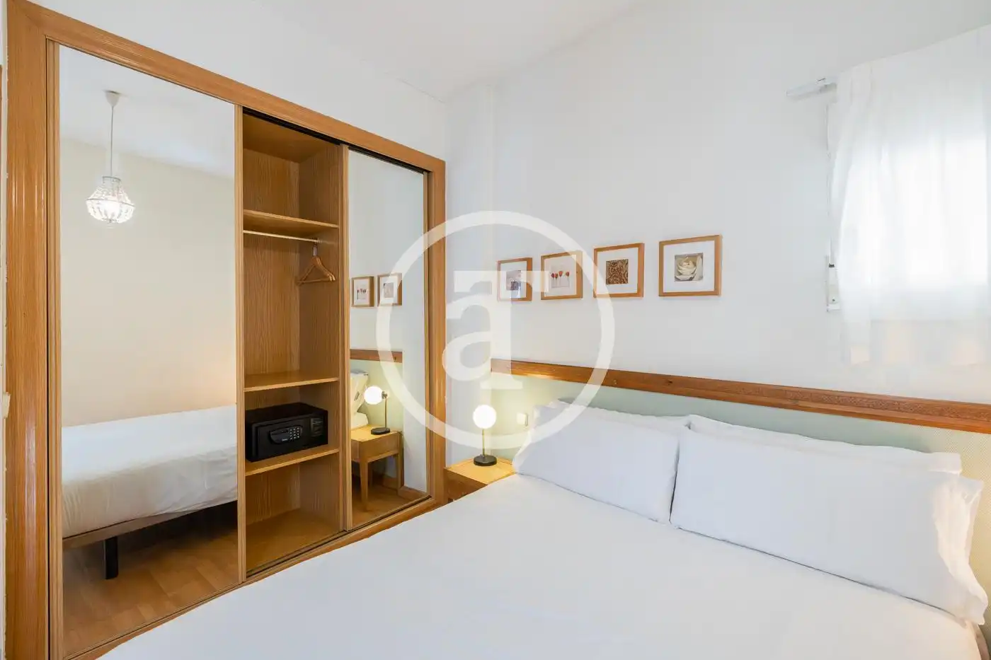 Habitación de Piso de alquiler en Madrid con Aire acondicionado, Calefacción y Amueblado