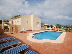 Vista exterior de Casa o xalet de lloguer en Jávea / Xàbia amb Aire condicionat, Terrassa i Piscina