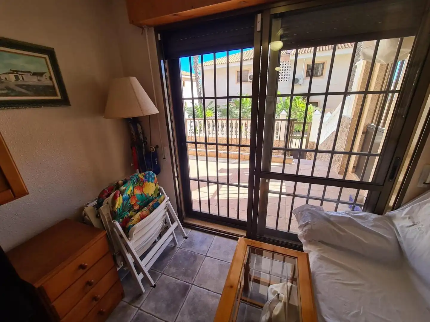 Terrassa de Apartament de lloguer en Guardamar del Segura amb Aire condicionat, Terrassa i Moblat