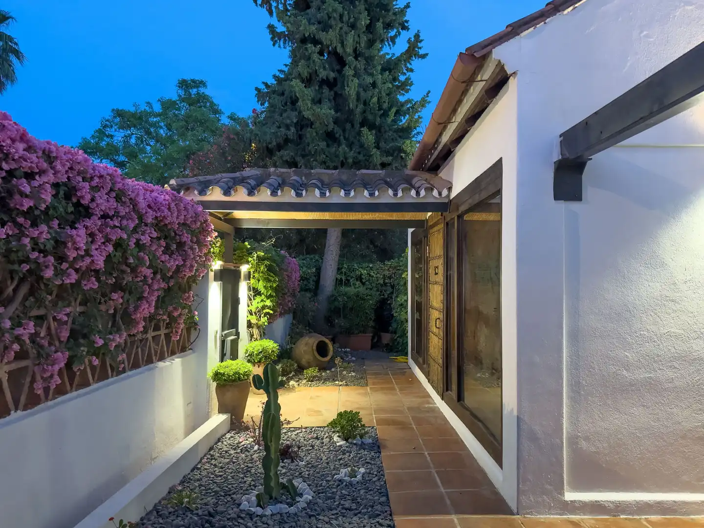 Terrassa de Casa o xalet de lloguer en Marbella amb Jardí privat, Terrassa i Piscina