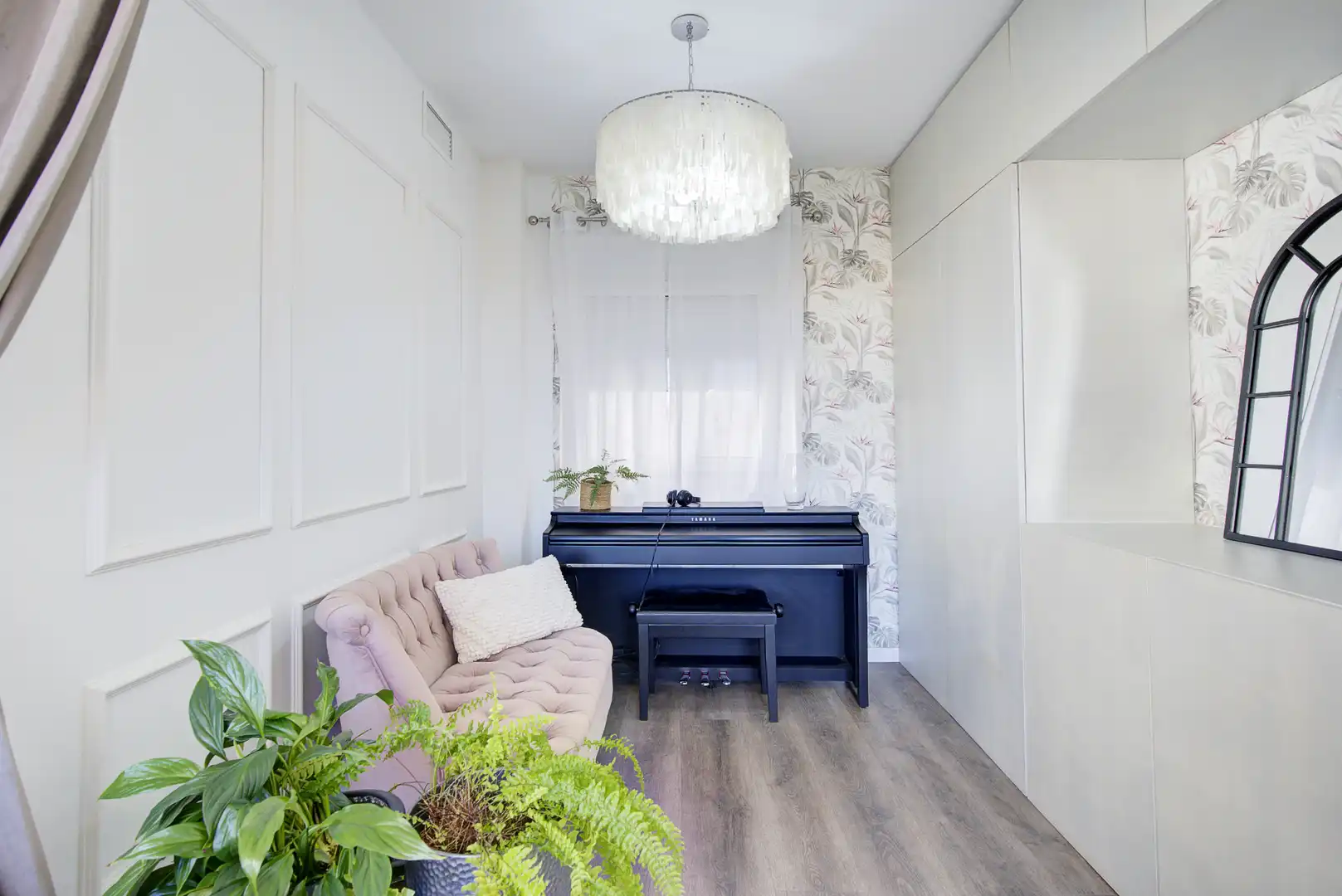 Wohnzimmer von Wohnung zur Miete in Granada mit Klimaanlage, Heizung und Parkett