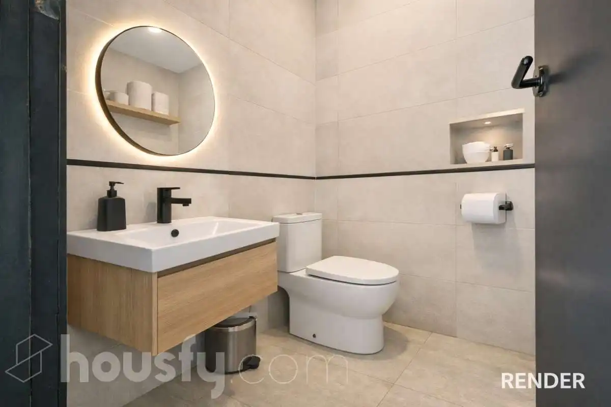 Baño de Casa o chalet en venta en Barcelona con Aire acondicionado, Calefacción y Jardín privado