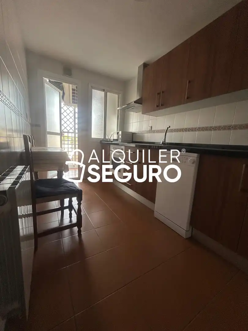 Kitchen of Flat for rent in Granada  with Air Conditioner and Furnished