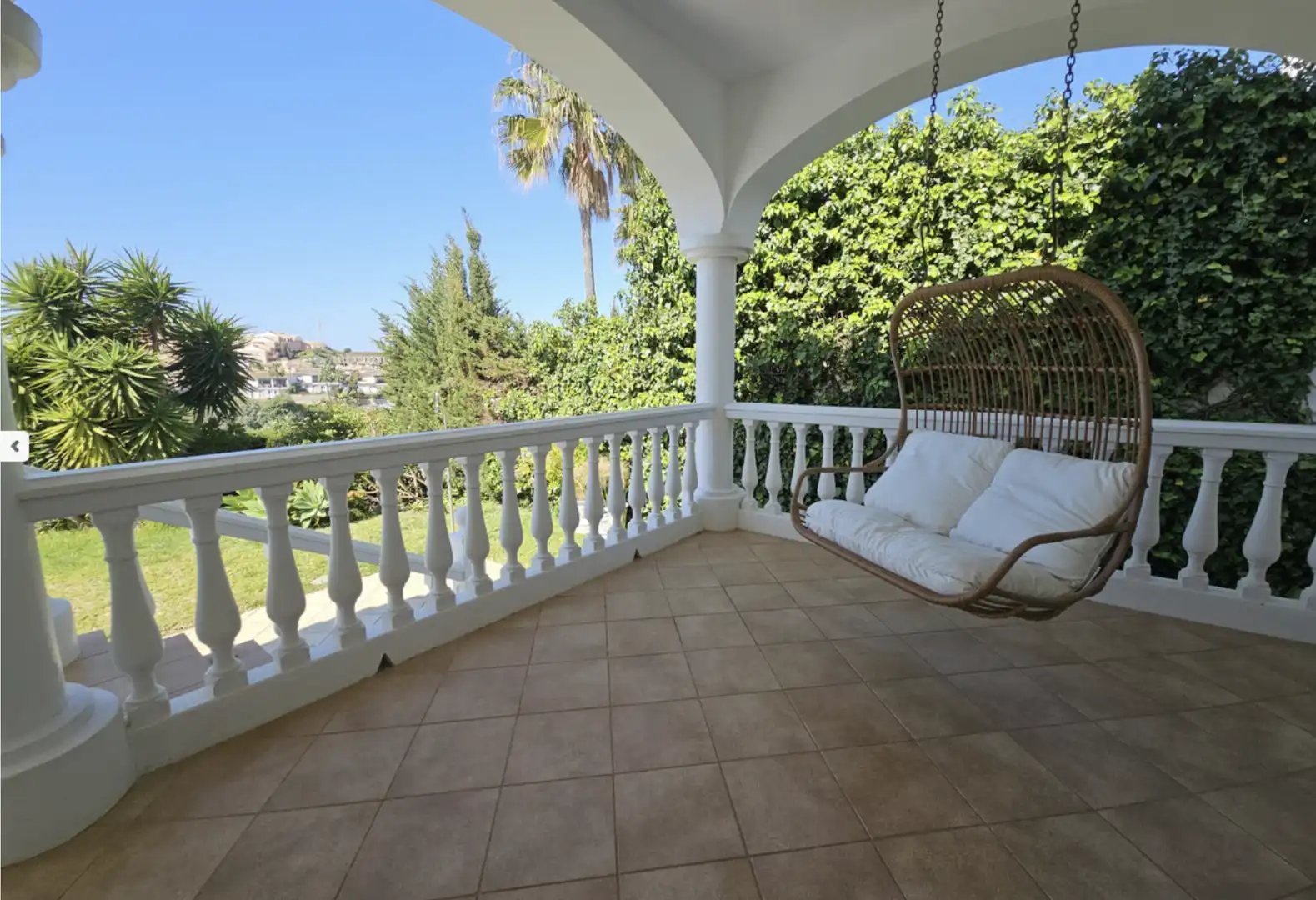 Terraza de Casa o chalet de alquiler en Mijas con Jardín privado, Terraza y Piscina