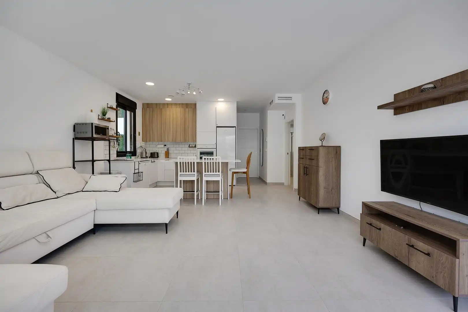 Sala de estar de Casa o chalet en venta en Pilar de la Horadada con Aire acondicionado, Calefacción y Jardín privado