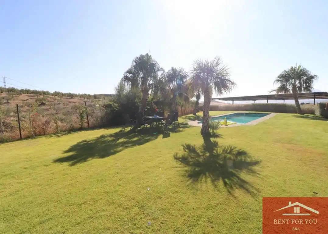 Jardí de Casa o xalet de lloguer en Alozaina amb Aire condicionat, Jardí privat i Piscina