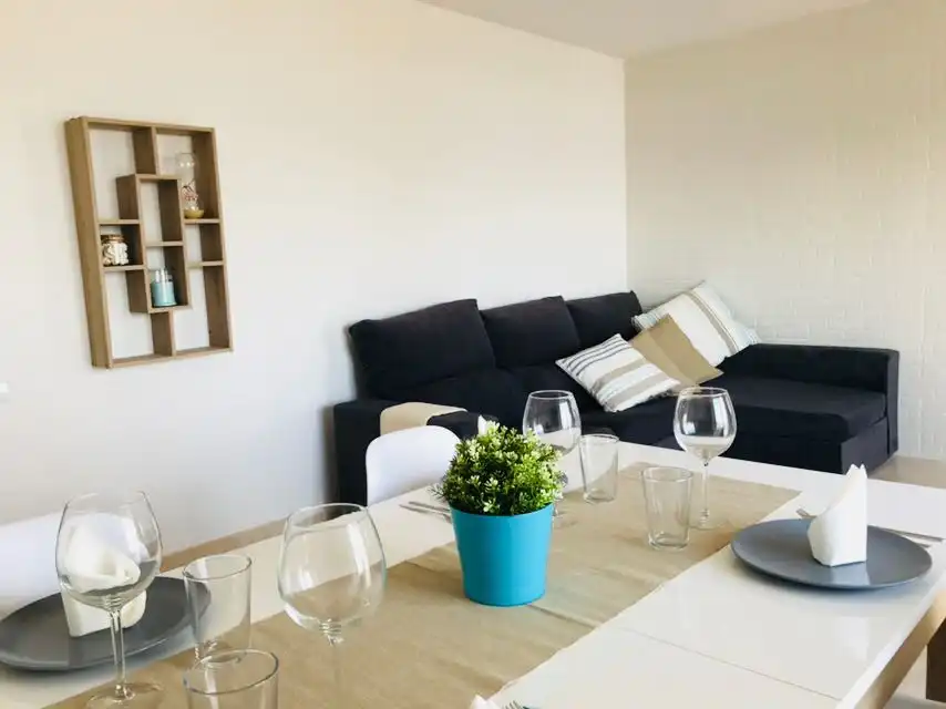 Sala de estar de Piso en venta en Premià de Mar con Aire acondicionado, Amueblado y Horno