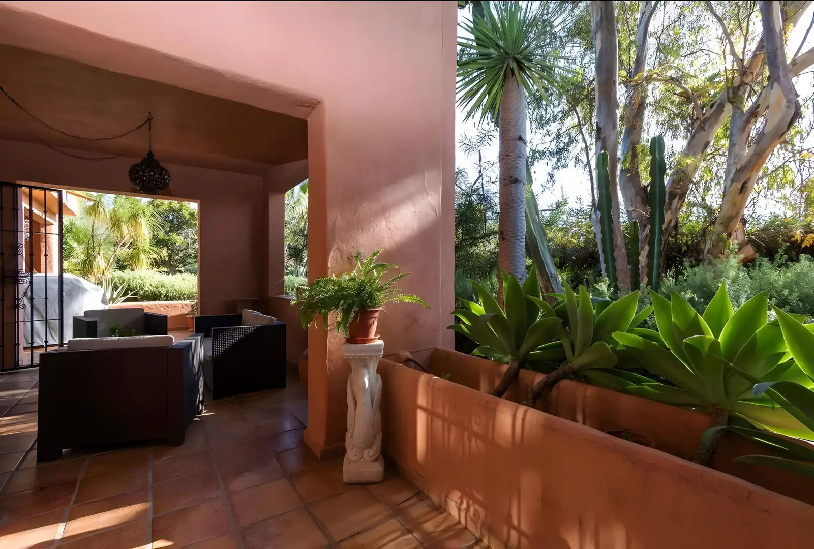 Terrace of Apartments for rent in Marbella  with Air Conditioner, Terrace and Swimming Pool