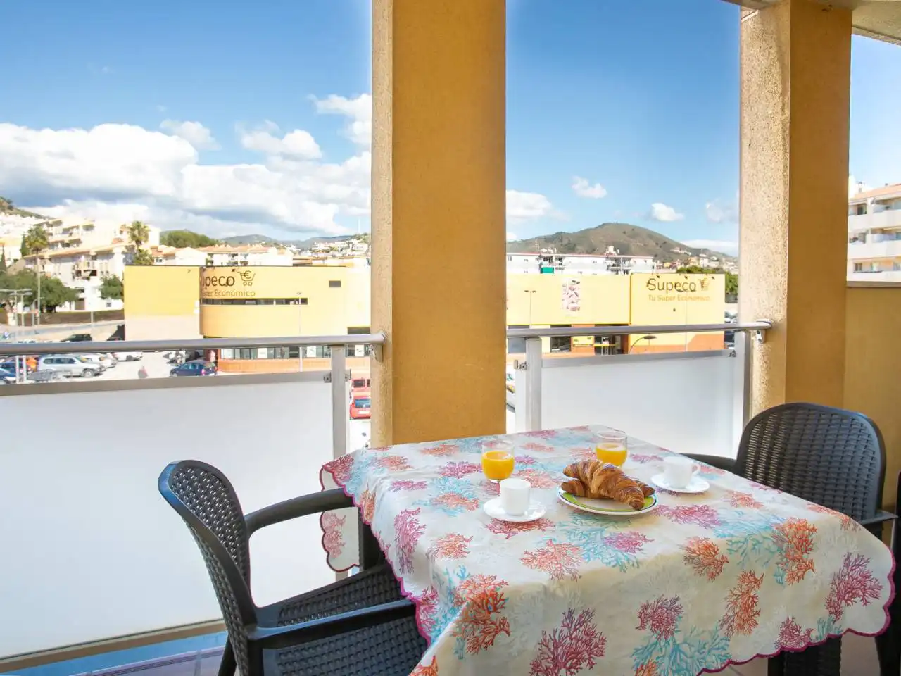 Terrace of Flat for rent in Rincón de la Victoria  with Air Conditioner, Terrace and Furnished