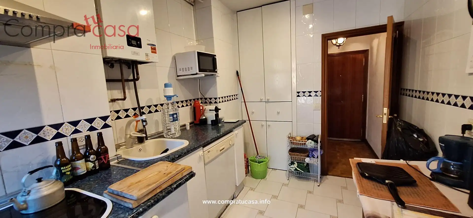 Kitchen of Flat for sale in Segovia  with Heating, Parquet flooring and Terrace