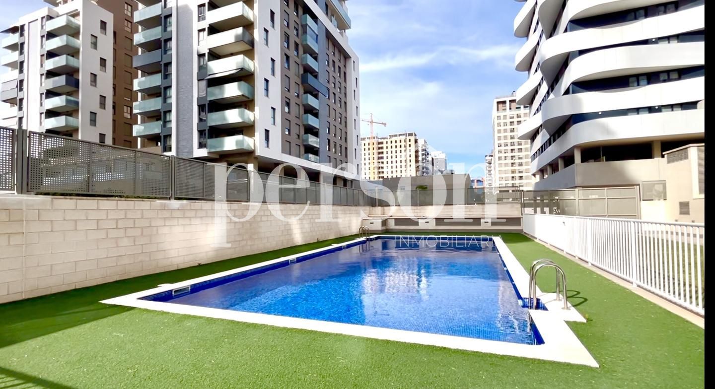 Swimming pool of Flat to rent in  Valencia Capital  with Swimming Pool and Furnished